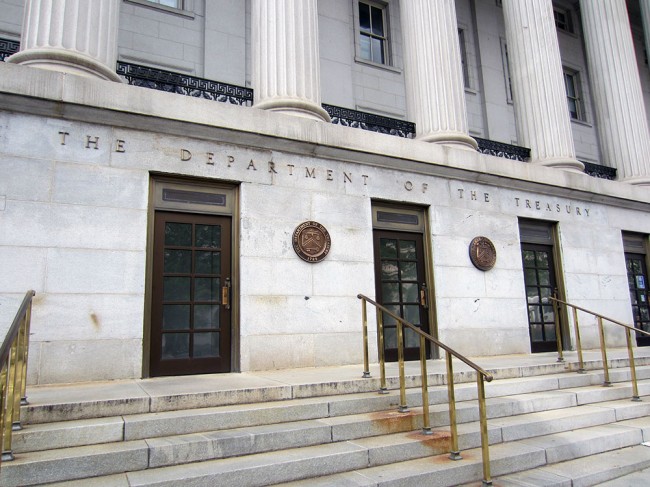 U.S. Treasury Building Side