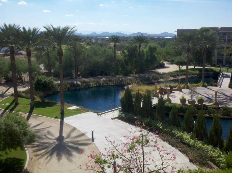 View from JW Marriott Desert Ridge Hotel Room in Phoenix, AZ