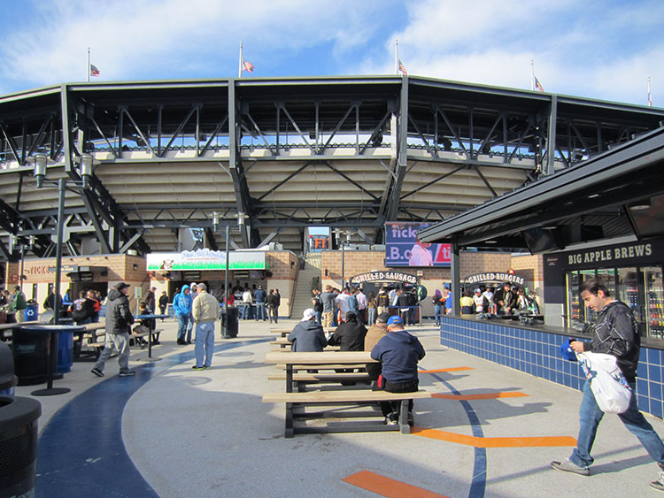 citi field food court Living in Flux