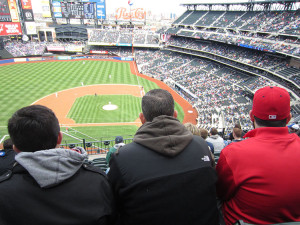 People in front of us at Citi Field