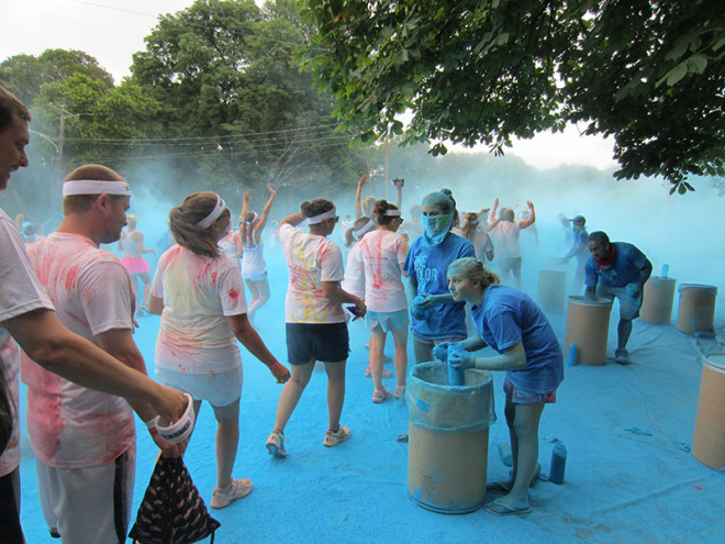 Getting Blue at the Color Run