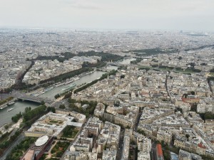 Paris from the top of the Eiffel Tower