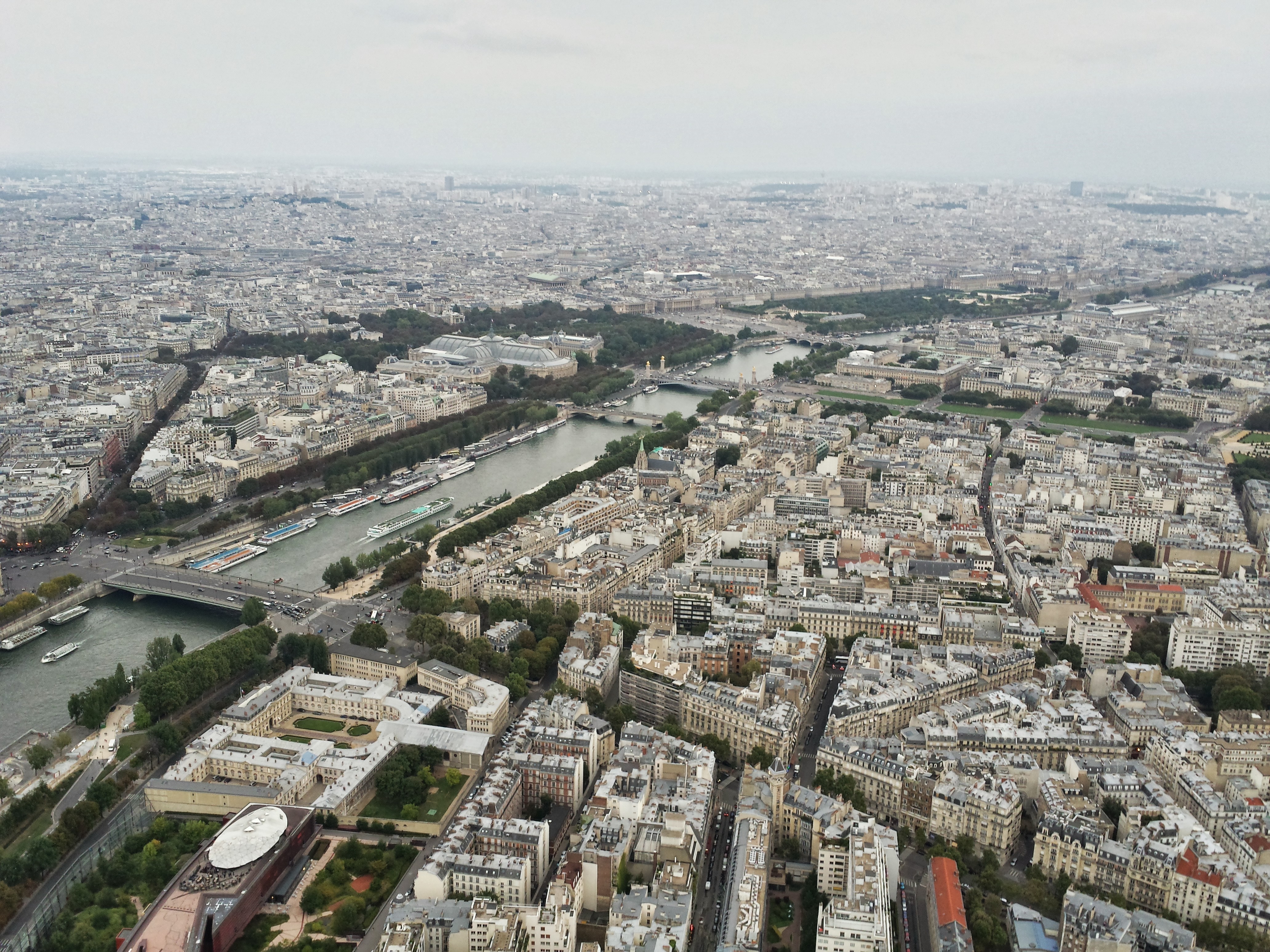 Paris from the top of the Eiffel Tower