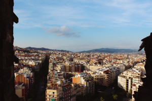 View of Barcelona from Sagrada Familia
