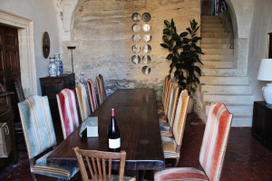 Informal dining area in Goult Castle