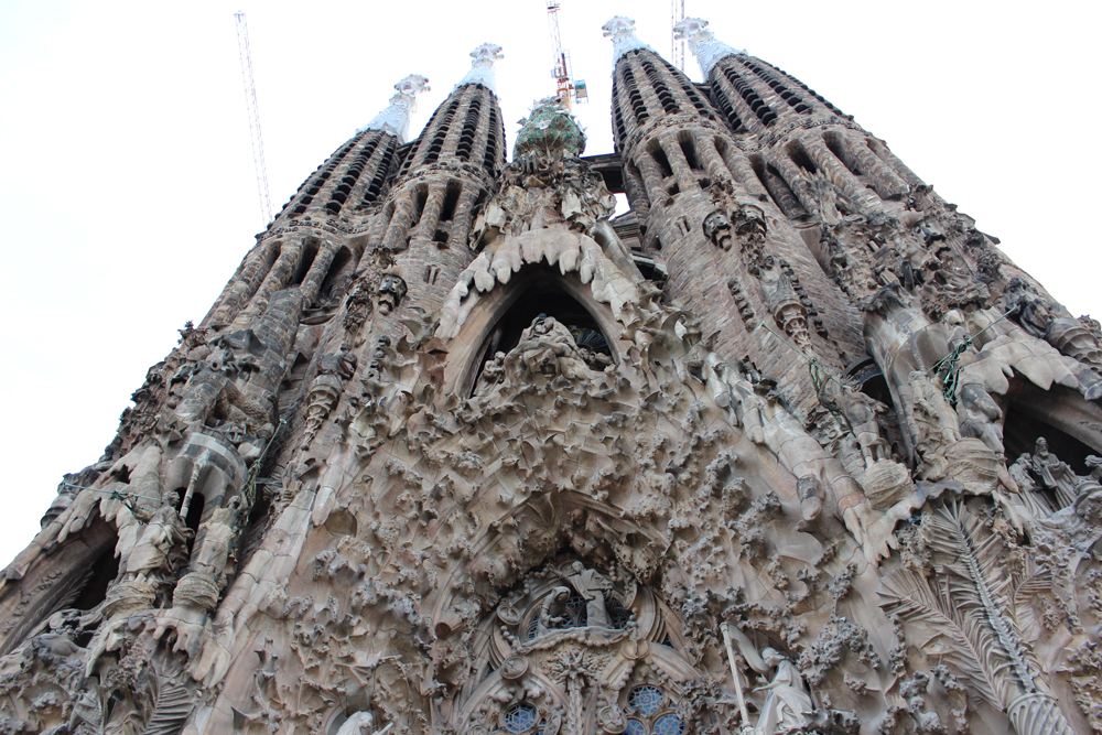 Exterior of Back of Sagrada Familia