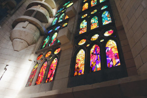 Stained Glass Windows in Sagrada Familia