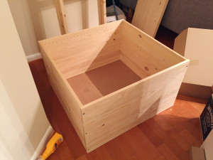 Cat Litter Box Storage - Cabinet Assembly