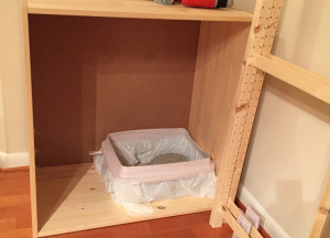 Cat Litter Box Storage - Dry Run