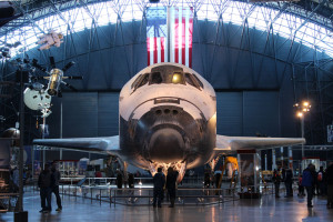 Discovery from the front at Udvar Hazy National Air & Space Museum